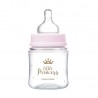 Canpol babies Lahev se širokým hrdlem ROYAL BABY 120ml růžová