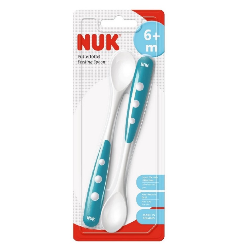 NUK Dětské lžičky 6m+ modré