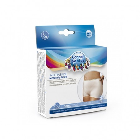 Canpol babies Multifunkční kalhotky L/XL po porodu 2ks 
